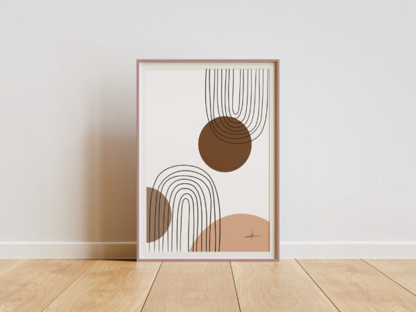 Lámina círculos minimalista